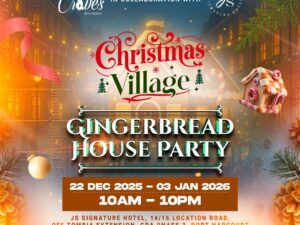 Christmas Village Gingerbread House Party 2025