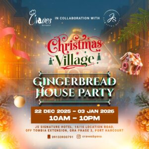 Christmas Village Gingerbread House Party 2025